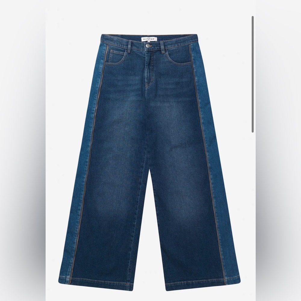 Munthe OBBIA PANTS INDIGO size EU 36 - Picture 2 of 8
